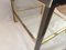 Brushed Steel and Brass Side Table from Belgo Chrom, 1980s, Image 5