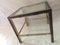 Brushed Steel and Brass Side Table from Belgo Chrom, 1980s 10