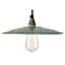 Dutch Green Enamel Pendant Lamp, 1950s, Image 1