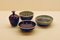 Vintage Bowls and Vase by Sven Hofverberg, Set of 4, Image 2