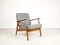 Danish Teak and Oak Easy Chair, 1960s, Image 1