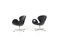 Set of Mid-Century Swan Chairs by Arne Jacobsen for Fritz Hansen 4