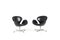 Mid-Century Swan Chairs von Arne Jacobsen für Fritz Hansen, 2er Set 1