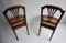 Antique French Louis XVI Mahogany and Gold Bronze Side Chairs, Set of 2 2