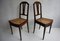 Antique French Louis XVI Mahogany and Gold Bronze Side Chairs, Set of 2, Image 13