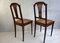 Antique French Louis XVI Mahogany and Gold Bronze Side Chairs, Set of 2 4