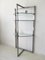 Stainless Steel and Glass Bookcase by Peter Ghyczy, 1980s 3