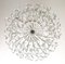 Vintage Stainless Steel Chandelier 6