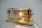 German Brass and Smoked Glass Sconces, 1960s, Set of 5 7