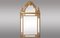 Espejo francés antiguo Regency tallado de madera dorada, Imagen 1