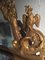 Espejo francés antiguo Regency tallado de madera dorada, Imagen 7