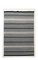 Handgeknüpfter schwarz-weißer Kelim Teppich aus Baumwolle, 1970er 1