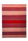 Tapis Kilim en Coton et Laine Rouge et Beige, 1972 1