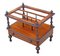 Antique Victorian Burr Walnut Magazine Rack, 1870s 3