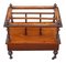 Antique Victorian Burr Walnut Magazine Rack, 1870s 5