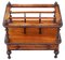 Antique Victorian Burr Walnut Magazine Rack, 1870s 1