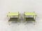 Italian Brass and Yellow Glass Side Tables, 1970s, Set of 2, Image 6