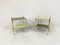 Italian Brass and Yellow Glass Side Tables, 1970s, Set of 2, Image 8