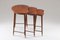 Mid-Century Satztische aus Teak & Messing im skandinavischen Stil, 1950er 3