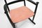 Black and Pink Rocking Chair from Niels Eilersen, 1960s 5