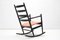 Black and Pink Rocking Chair from Niels Eilersen, 1960s 3
