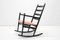 Black and Pink Rocking Chair from Niels Eilersen, 1960s 1