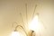 Mid-Century French Brass and Glass Sconces, 1950s, Set of 2, Image 2