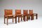 Monk Dining Chairs by Tobia & Afra Scarpa for Molteni, 1970s, Set of 4 5