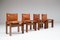 Monk Dining Chairs by Tobia & Afra Scarpa for Molteni, 1970s, Set of 4, Image 5