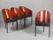 Wood and Leather Dining Chairs by Philippe Starck, 1980s, Set of 4 8
