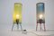 Rocket Table Lamps by Josef Hurka for Napako, 1960s, Set of 2 3