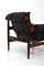 Leather and Rosewood Armchair by Eric Merthen for Ire Möbler, 1960s 6