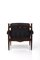 Leather and Rosewood Armchair by Eric Merthen for Ire Möbler, 1960s 3