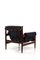 Leather and Rosewood Armchair by Eric Merthen for Ire Möbler, 1960s 2