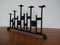 Brutalist Iron Candleholder, 1960s 2