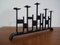 Brutalist Iron Candleholder, 1960s 3