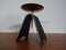 Brutalist Iron and Brass Candleholder, 1960s 3