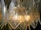 Lampada da soffitto vintage in vetro di Murano e ottone di La Murrina, Italia, Immagine 2