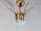 Vintage Italian Murano Glass and Brass Ceiling Lamp from La Murrina 3