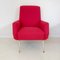 Rote Italienische Mid-Century Sessel von Gio Ponti, 1950er, 2er Set 1