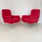 Rote italienische Mid-Century Sessel von Gio Ponti, 1950er, 2er Set 14
