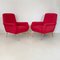 Rote Italienische Mid-Century Sessel von Gio Ponti, 1950er, 2er Set 14