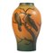 Antike dänische Keramikvase im Jugendstil von Ipsen, 1920er 1