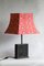 Gebrannte Hashira le Lotus Rouge Tischlampe von Villard 1