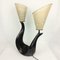 Mid-Century Black Ceramic Table Lamp, Image 5