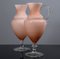 Glass Vases from Empoli, 1960s, Set of 2 3