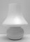 Lámpara de mesa hongo Mid-Century de cristal de Murano, años 70, Imagen 1