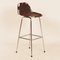 Mid-Century Chrome and Leather Bar Stool, 1960s, Image 5