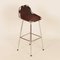 Mid-Century Chrome and Leather Bar Stool, 1960s, Image 3