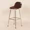 Mid-Century Chrome and Leather Bar Stool, 1960s, Image 2